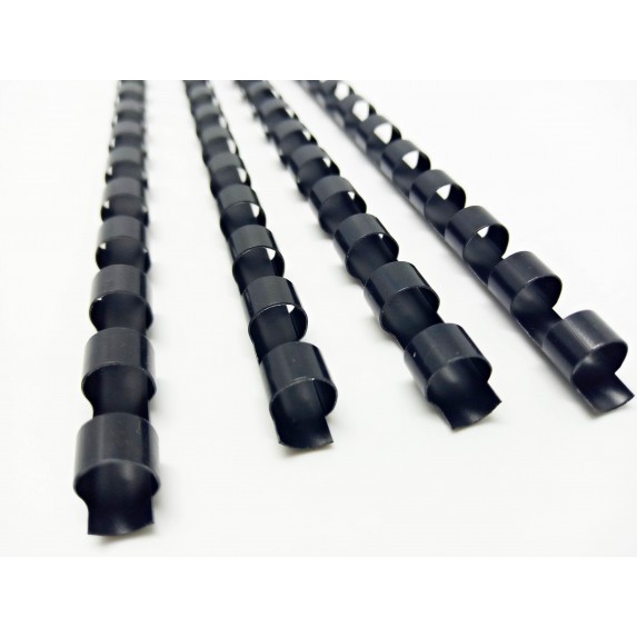 PLASTIC RINGS 8MM BLACK